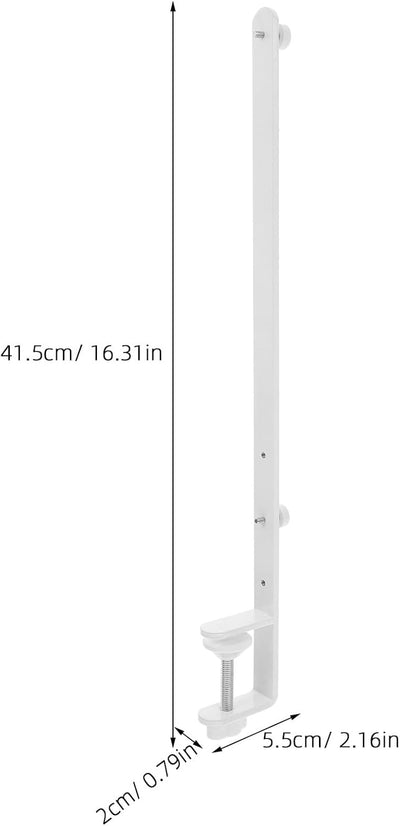 Soporte barra plegable mesa escritorio ajustable blanco