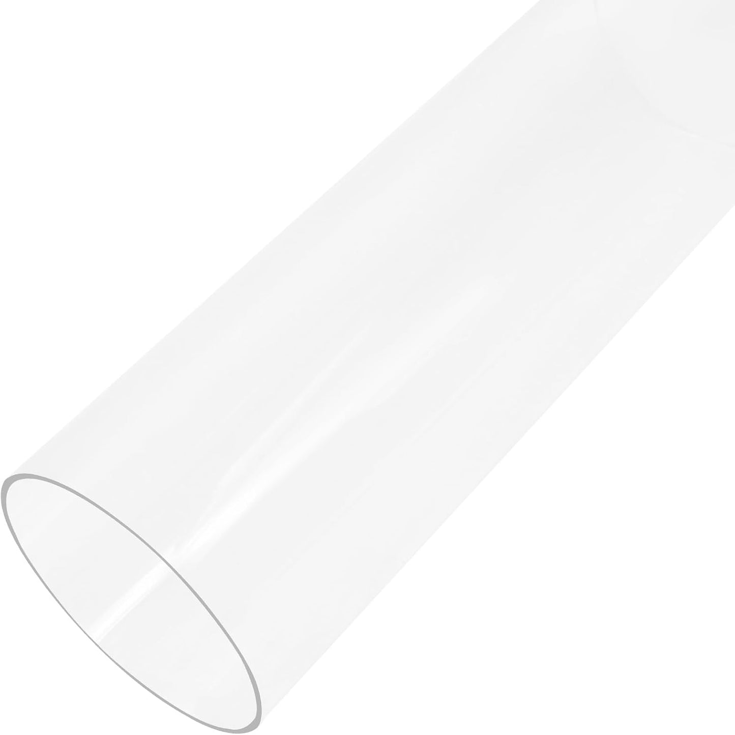 Tubo rígido transparente redondo 3.8x4pulg