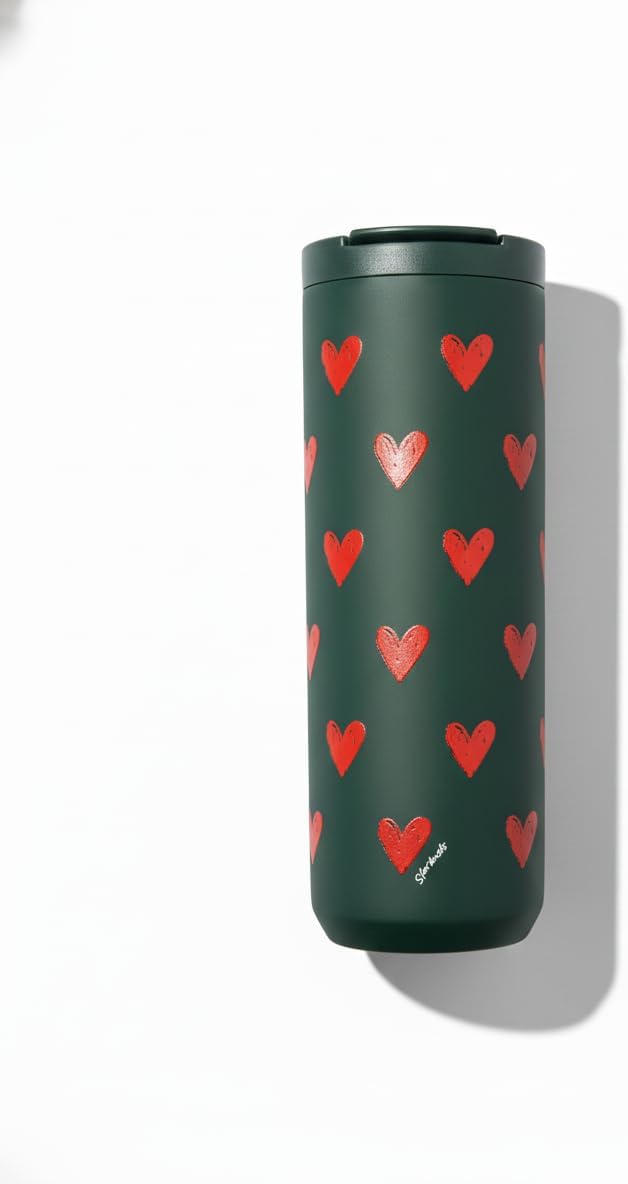 Vaso térmico acero inox 16oz diseño San Valentín