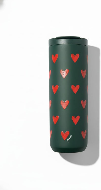 Vaso térmico acero inox 16oz diseño San Valentín
