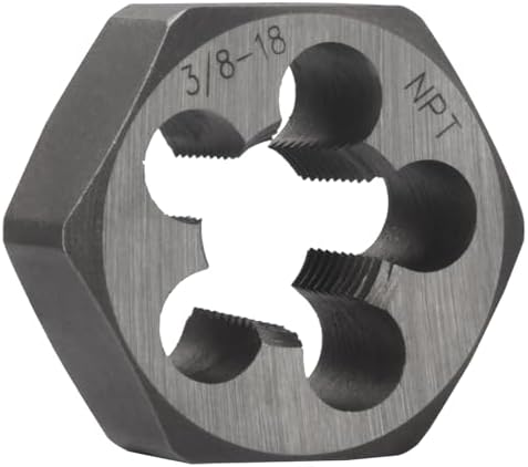 Troquel hexagonal acero alto carbono 3/8-18