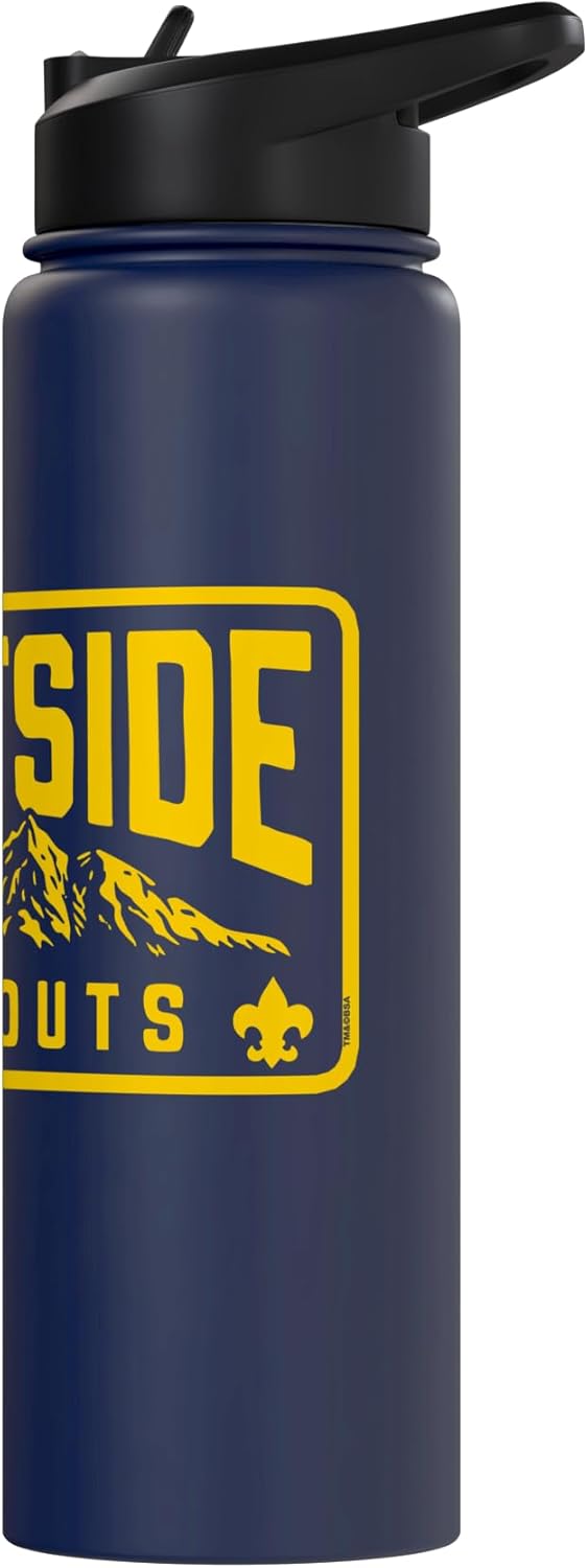 Botella de agua aislada Cub Scouts Mountains Scouting