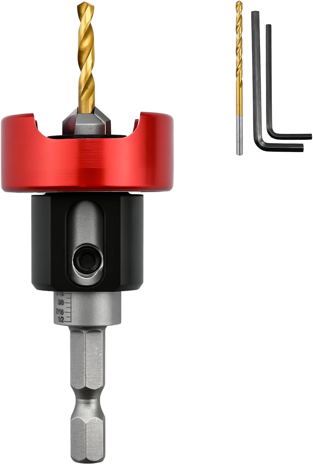 Broca avellanadora carburo 82° 3/8x1/8pulg