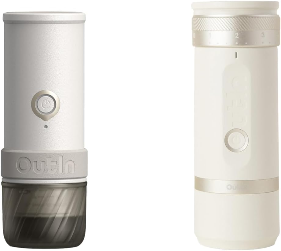 Máquina de café eléctrica portátil OutIn Mino con molinillo