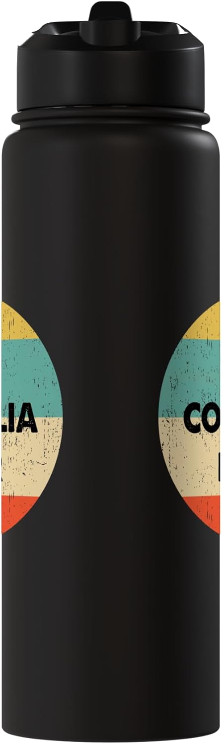 Botella agua acero inox aislada nombre Cornelia