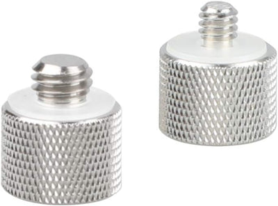 Adaptador micrófono 1/4-20 y 3/8-16 a 5/8-27 hembra