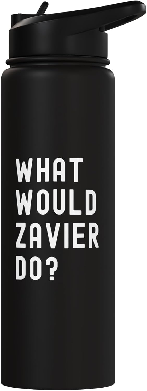 Botella agua acero inox aislada What Would Zavier Do