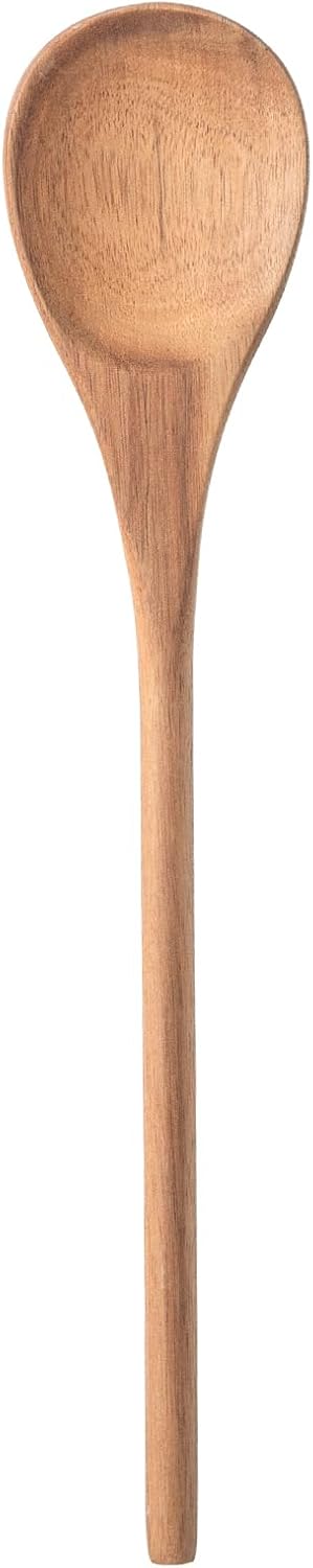 Cucharas de madera largas resistentes al calor para cocinar