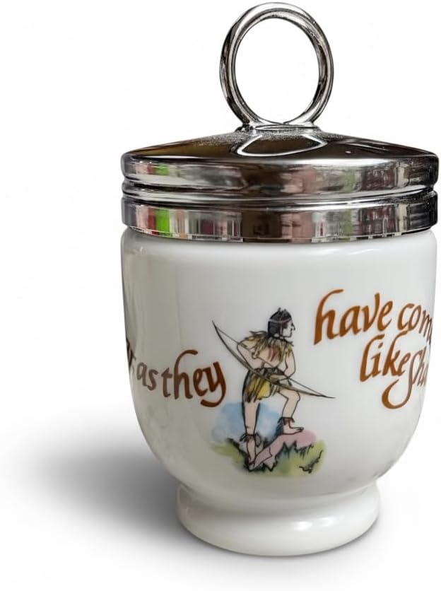 Huevo cocedor Royal Worcester Peter Pan y los Indios