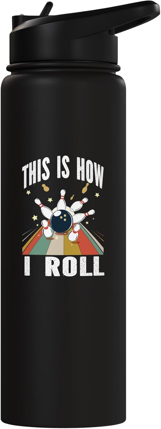 Bolera de acero inoxidable aislada This Is How I Roll