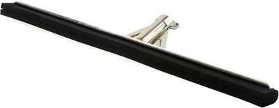 Limpiadora profesional 21.75pulg doble hoja goma acero concreto