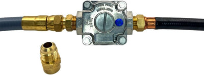 Manguera gas natural regulador parrilla propano 6pulg 10ft gris
