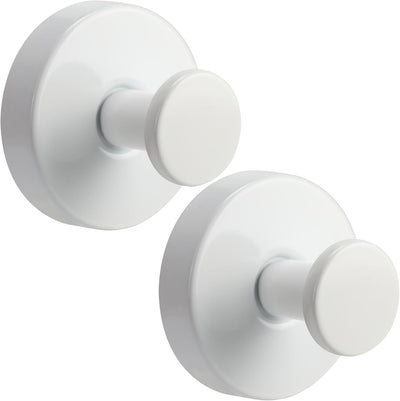 Ganchos ventosa acero inox para ducha baño cocina 2 pzas