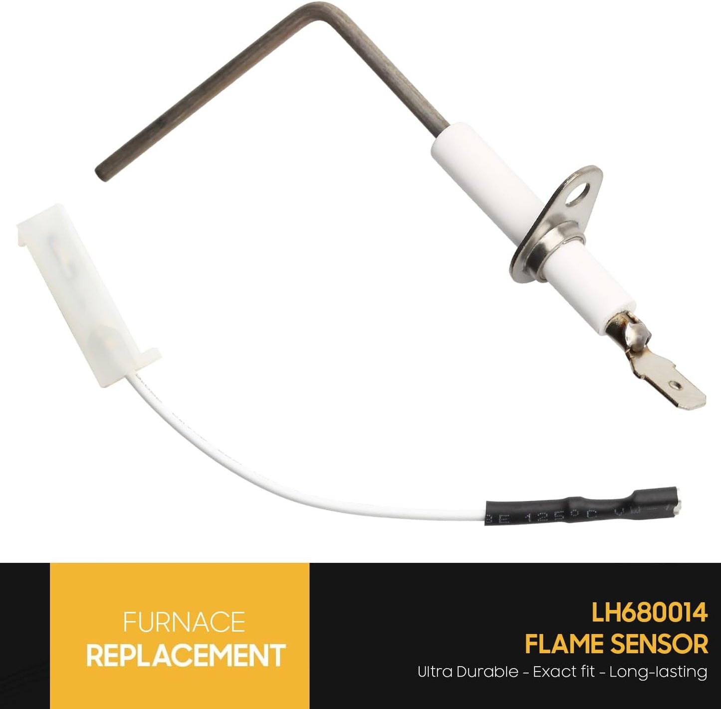 Repuesto sensor llama electrodo L cerámico compatible hornos gas