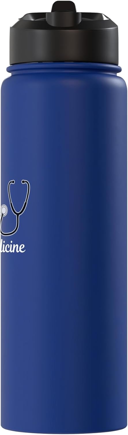 Botella de agua aislada de acero inoxidable Medicina Interna