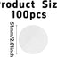 100 Filtros Espresso 2.008pulg Sin Blanquear Comp Para Cafetera