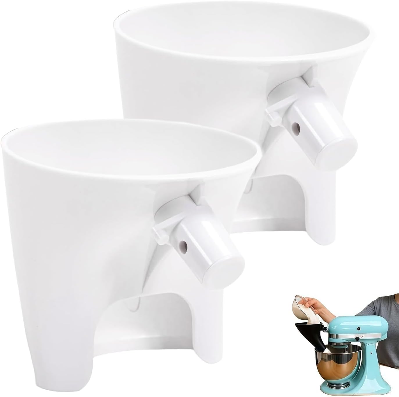 Accesorio para KitchenAid 5 Qt sin salpicaduras para mezcladora de 4.5 y 5 cuartos