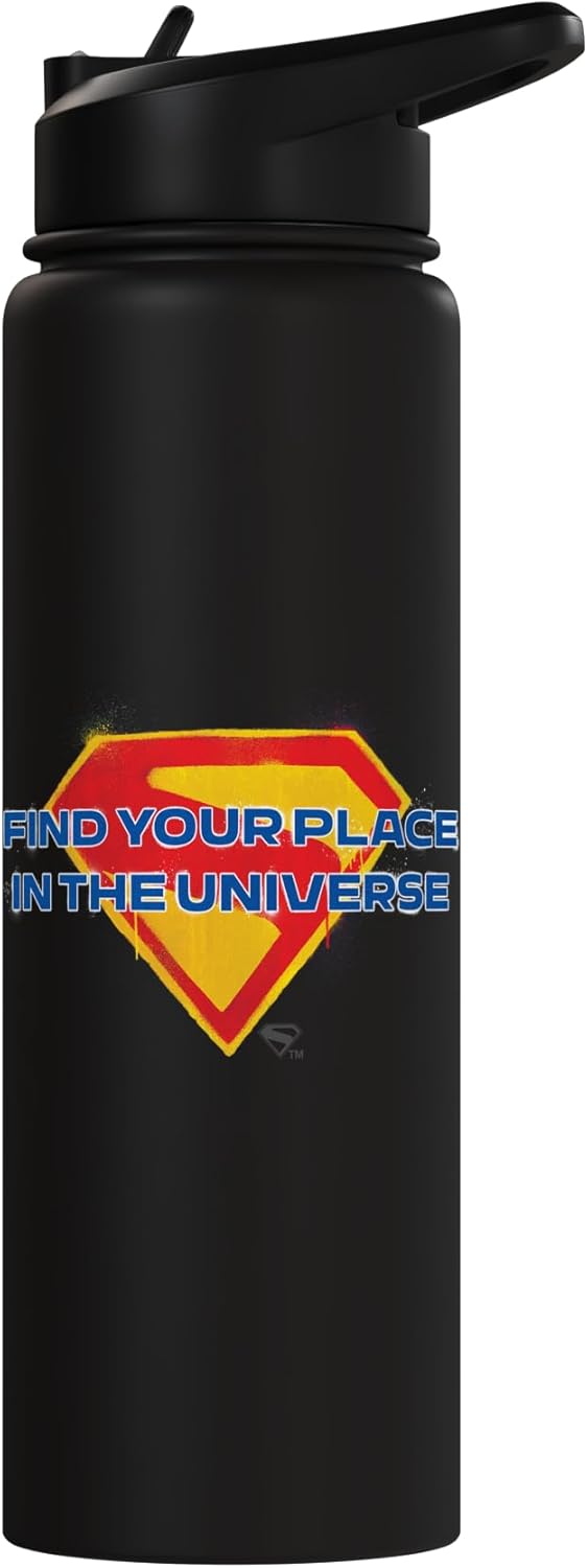 Botella agua acero inox aislada Supergirl 2026
