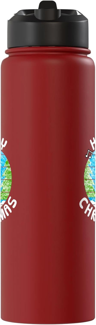Bote de agua aislado para músico de bronce y acero inoxidable