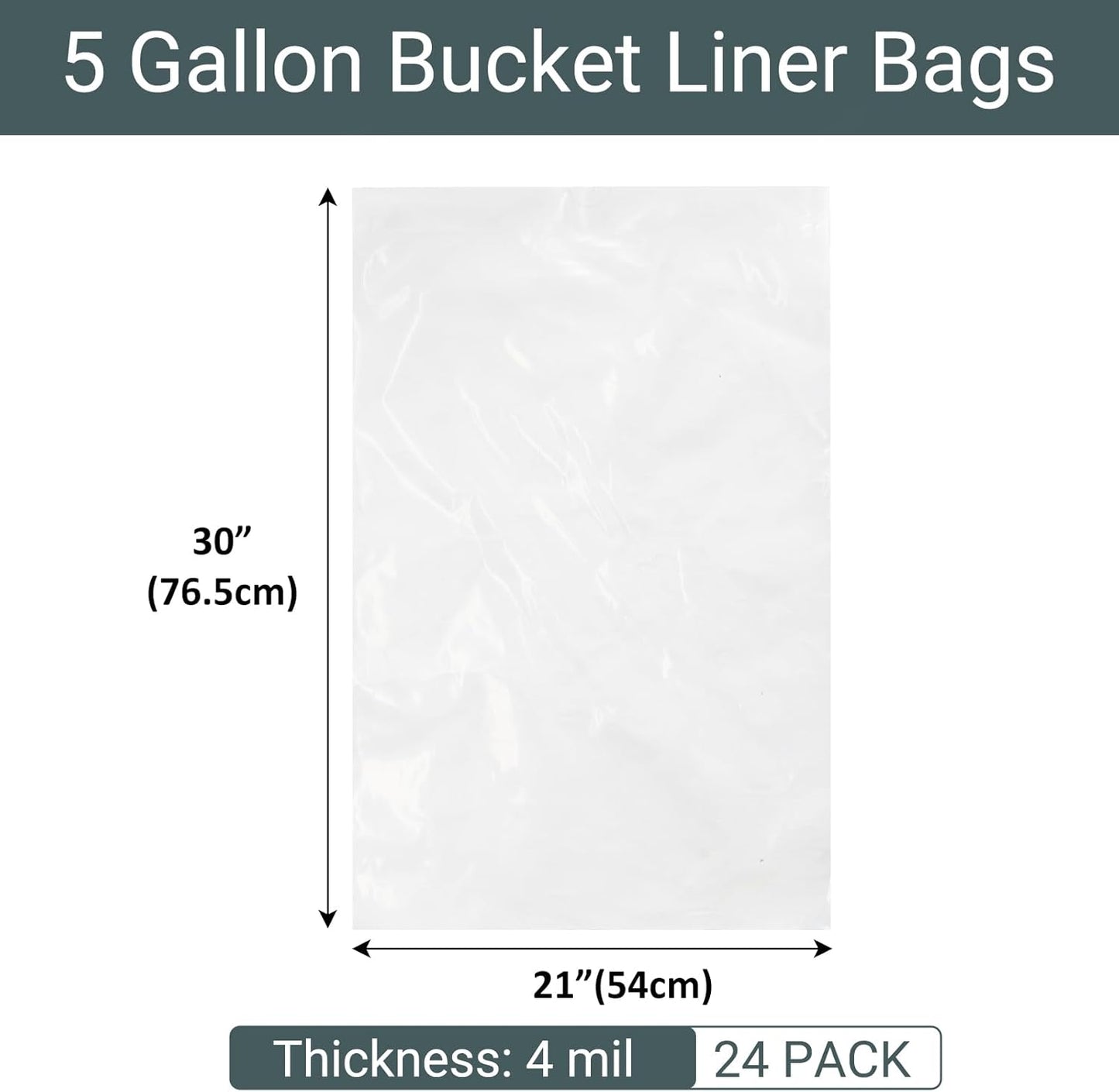 24 Bolsas Plástico Alimenticio 21x30pulg Con Cordón