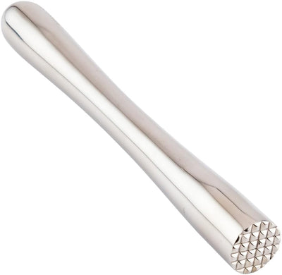 Muddler acero inox 8 pulg ergonómico para coctelería