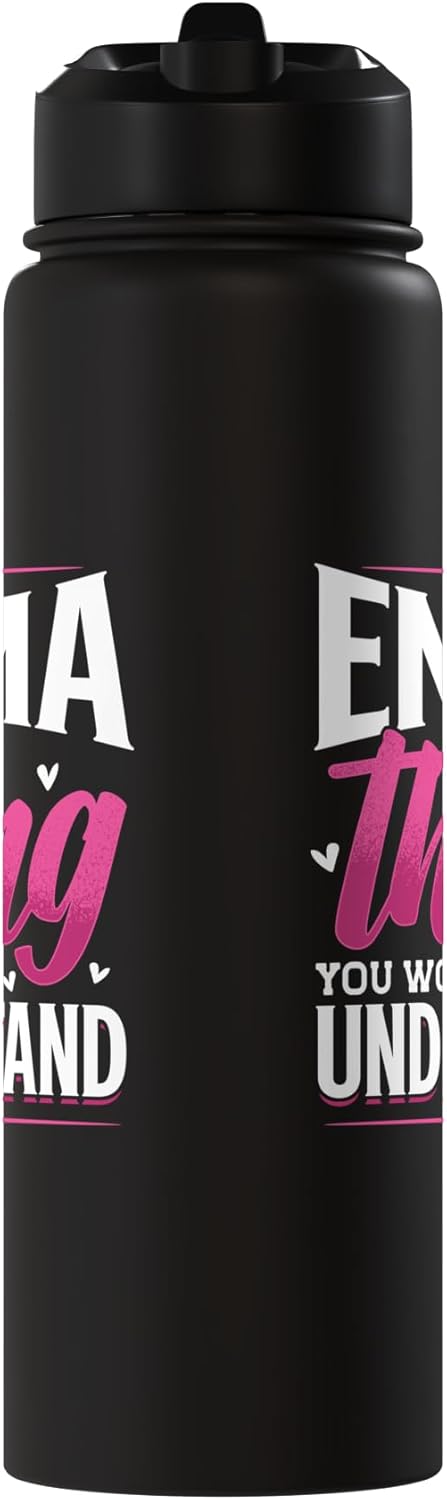 Botella de agua personalizada sin BPA acero inoxidable Emma