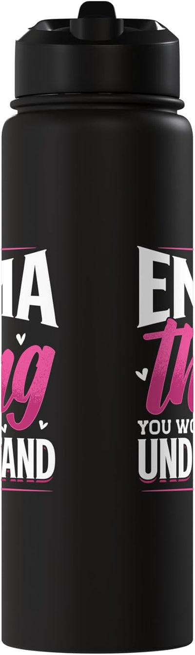 Botella de agua personalizada sin BPA acero inoxidable Emma