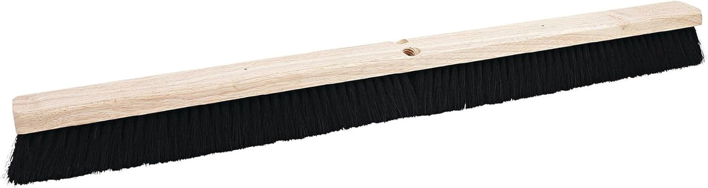 Cabezal cepillo piso fibra Tampico negro 2.5x36pulg