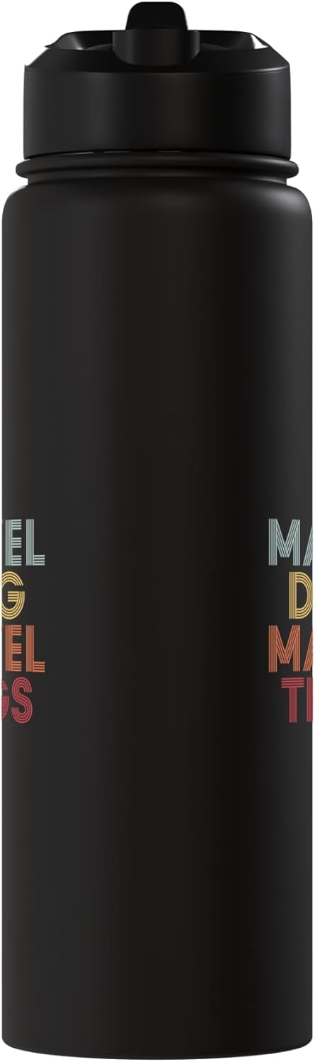 Botella agua acero inox personalizada nombre