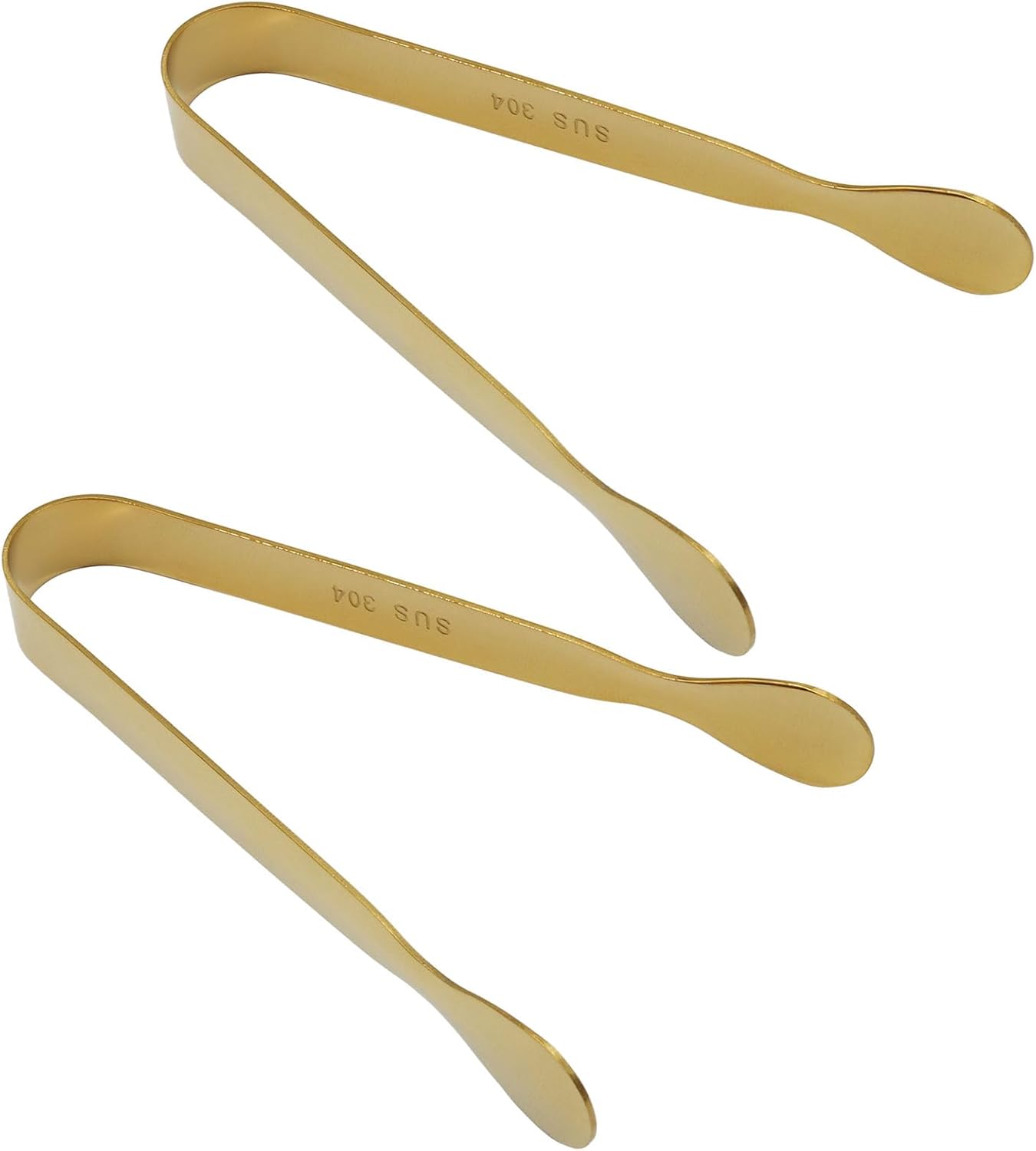 Pinzas azúcar acero inox 4.3pulg color dorado
