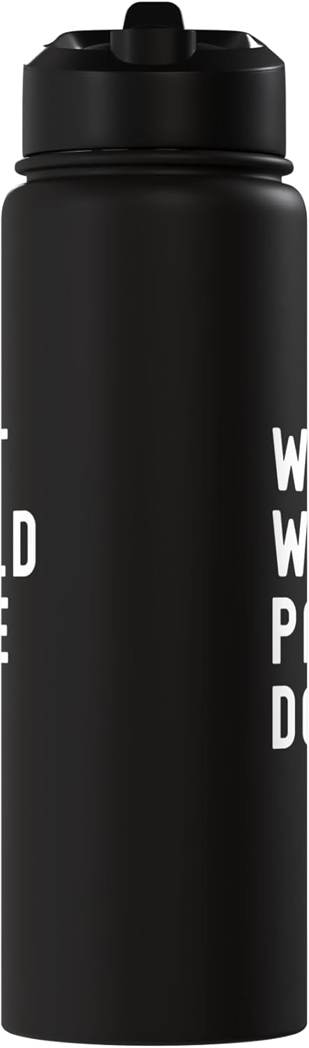 Bottella de agua acero inoxidable aislada What Would Paige Do