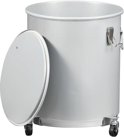 Bote aceite fritura 16gal acero inox con ruedas y filtro