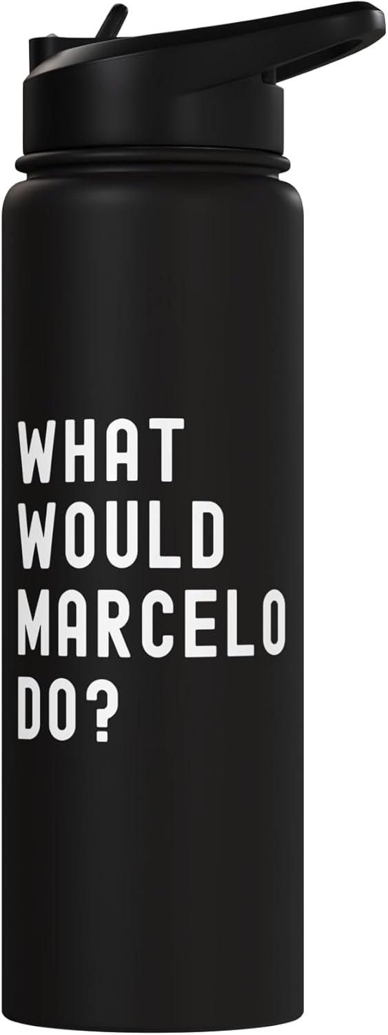 Bottella de agua aislada acero inoxidable What Would Marcelo Do