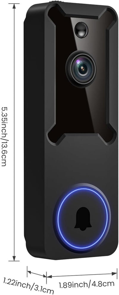 Cámara vigilancia inalámbrica Wi-Fi con audio y visión nocturna