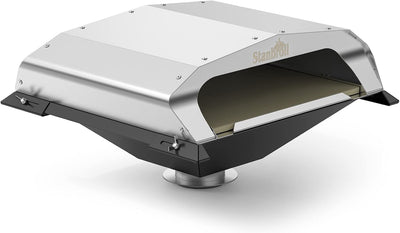 Accesorio horno pizza leña para parrillas pellets plateado