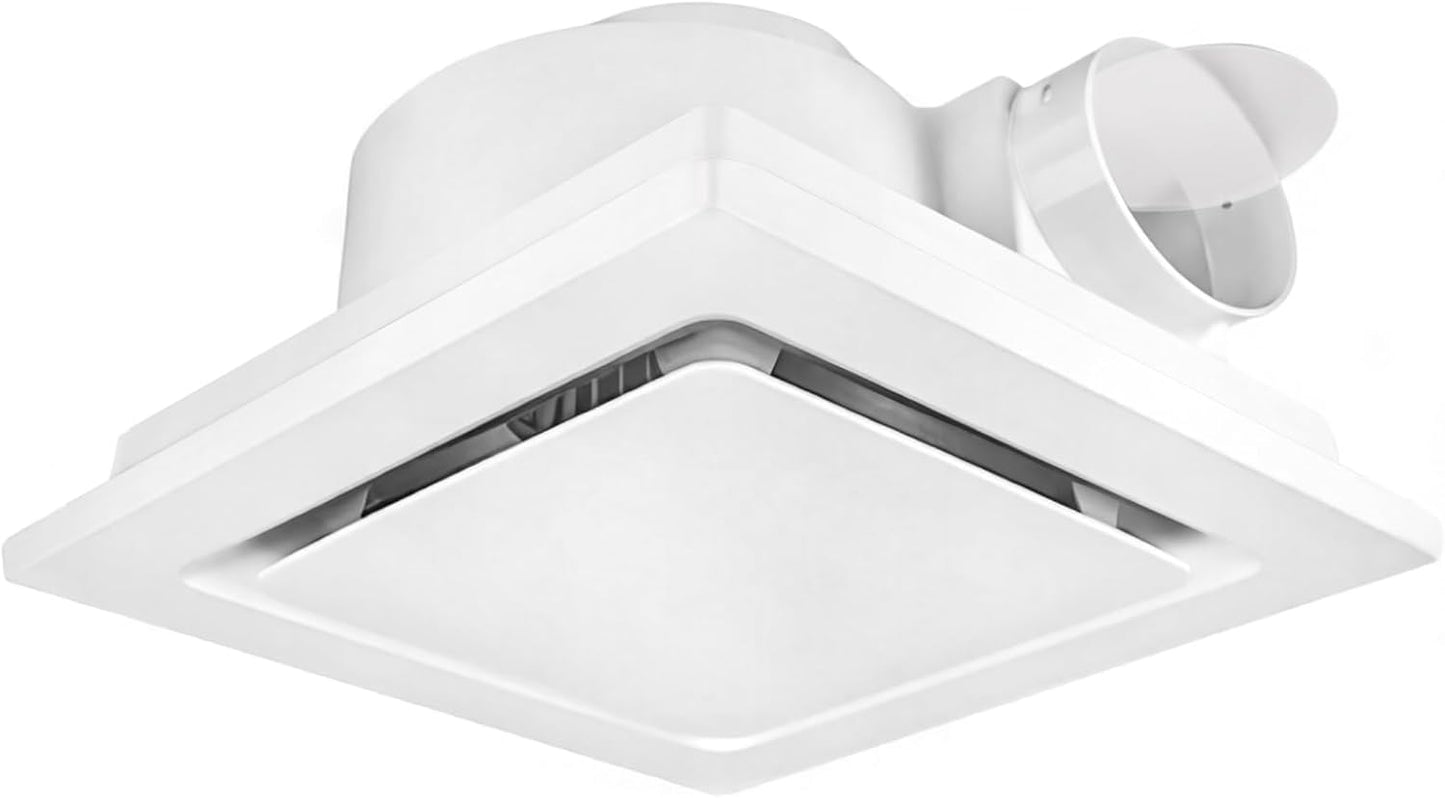 Ventilador baño 10pulg 111CFM sin luz conducto 4pulg
