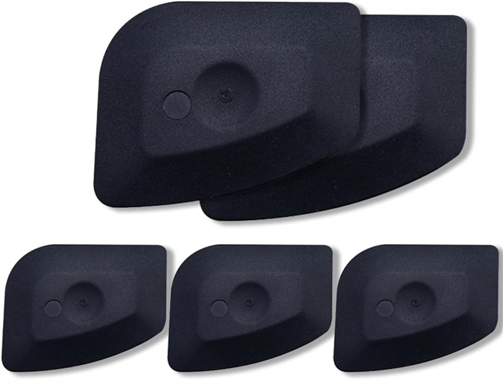 Rascador platos grasa 5 pzas negro