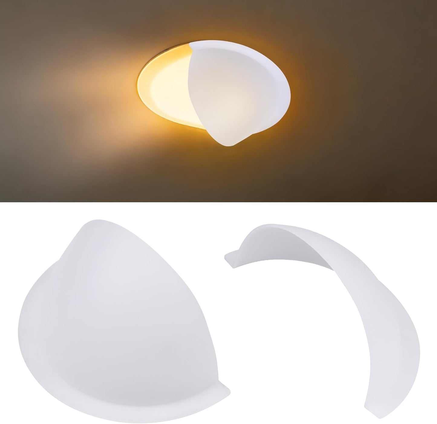 Media sombra luz empotrada set 4