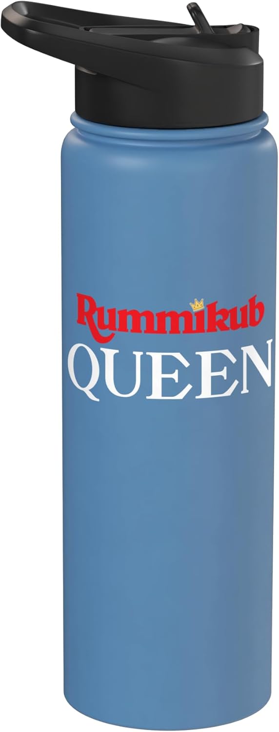 Botella térmica acero inox con logo Rummikub