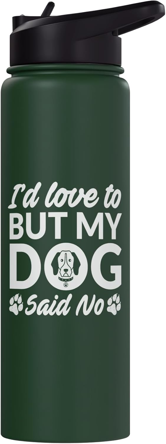 Botella de agua acero inoxidable con estilo sin BPA para dueños de perros