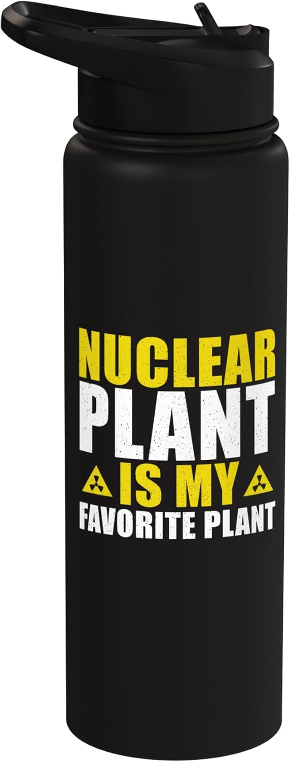 Botella de agua aislada de acero inoxidable ingeniero nuclear