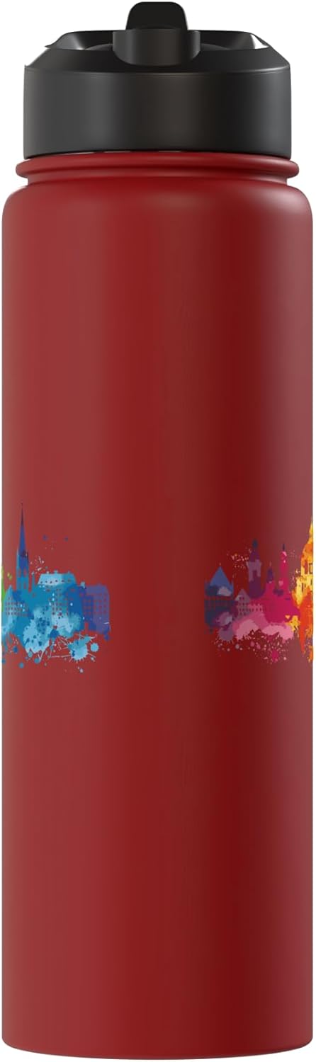 Botella de agua aislada acero inoxidable Burgdorf