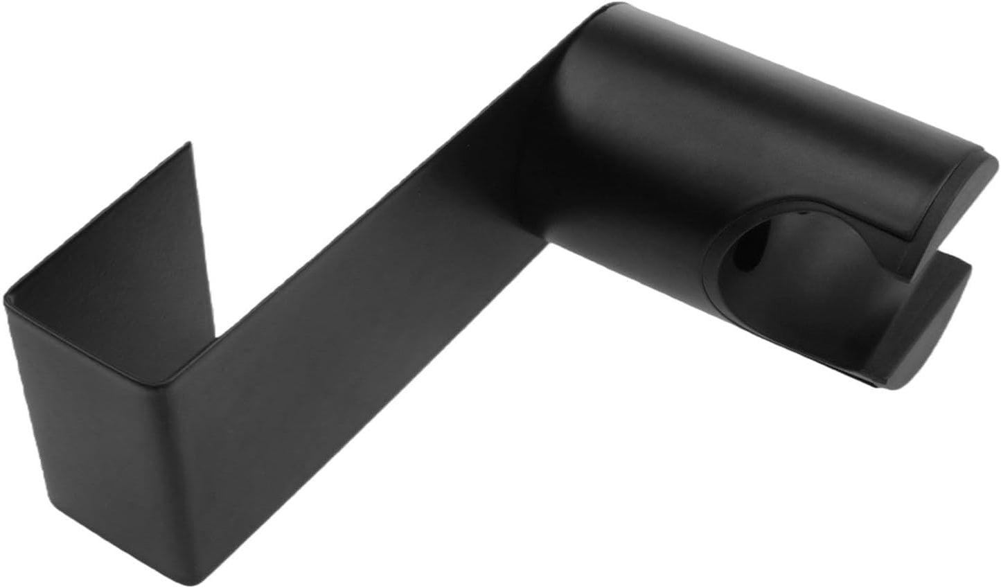 Soporte acero inox para grifo inodoro barra ducha negro