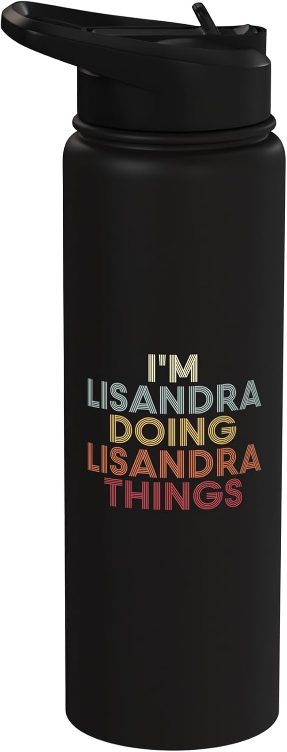 Botella agua acero inox personalizada con nombre