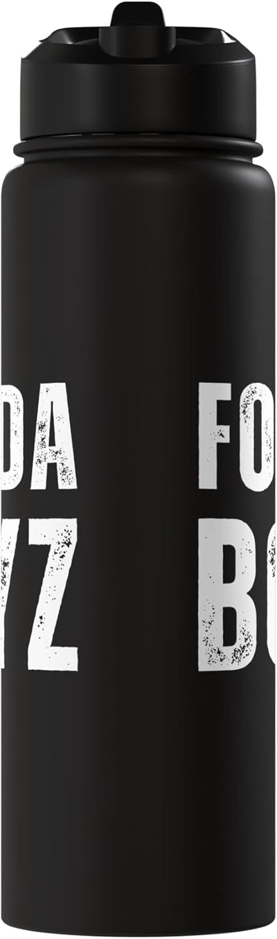 Botella de agua acero inoxidable vintage sin BPA con memes divertidos