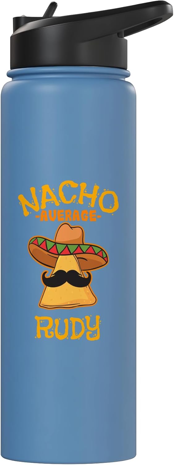 Botella agua acero inox personalizada con nombre