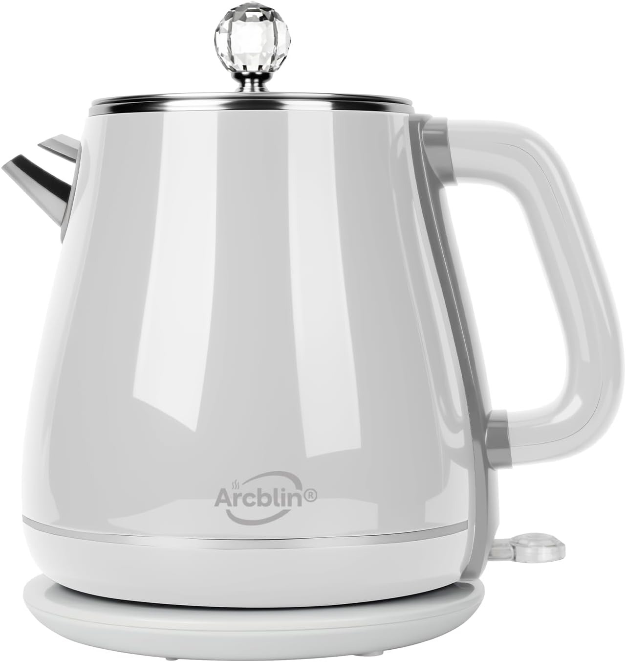 Hervidor eléctrico retro 1.8L acero inox 1350W sin BPA