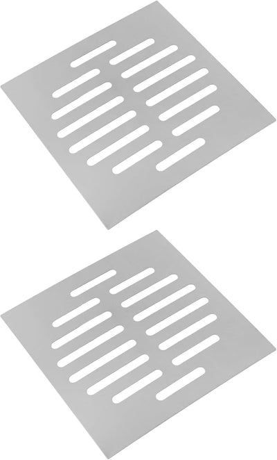 Rejilla drenaje 5x5 pulg acero inox para ducha baño balcón