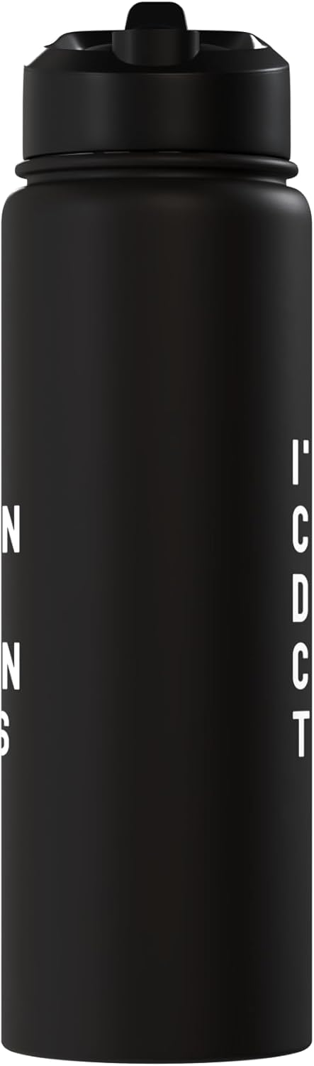 Botella de agua acero inoxidable sin BPA con tapa