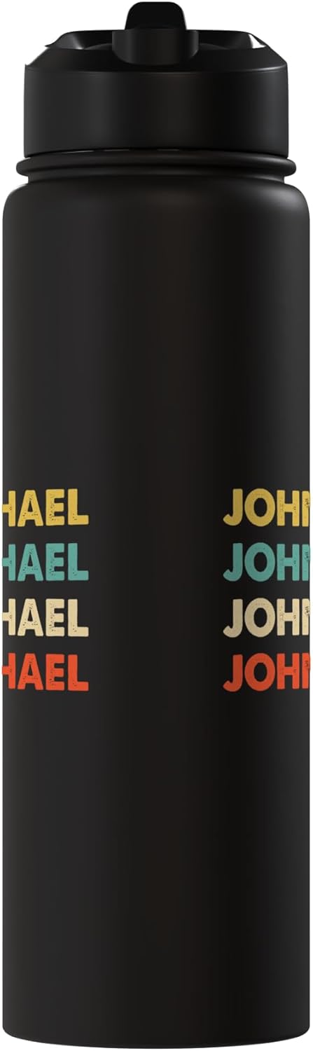 Botella de agua acero inoxidable aislada Johnmichael